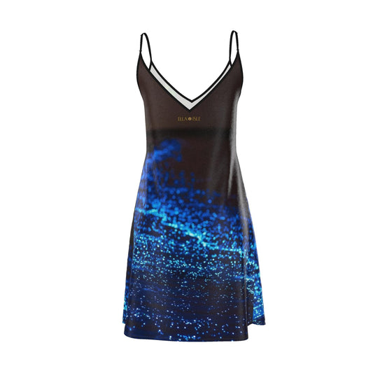 Dream Beach Midi Slip Dress – 100% Silk