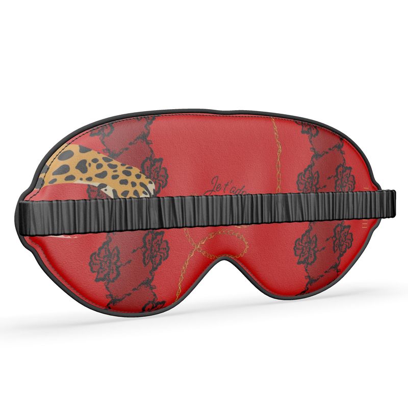 Je t'adore Leopard Play Eye Silk Mask