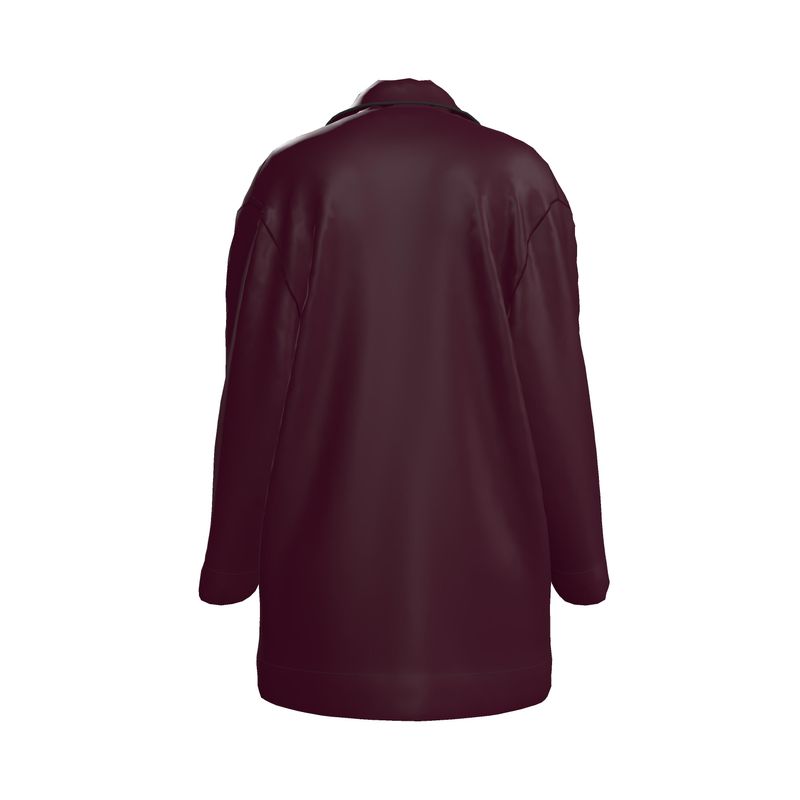 Silk Pyjama Shirt - Delicious Plum