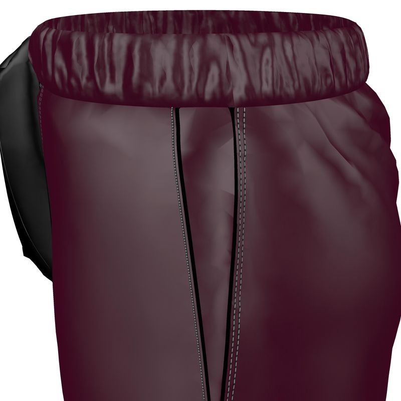 Silk Pyjama Shorts - Delicious Plum