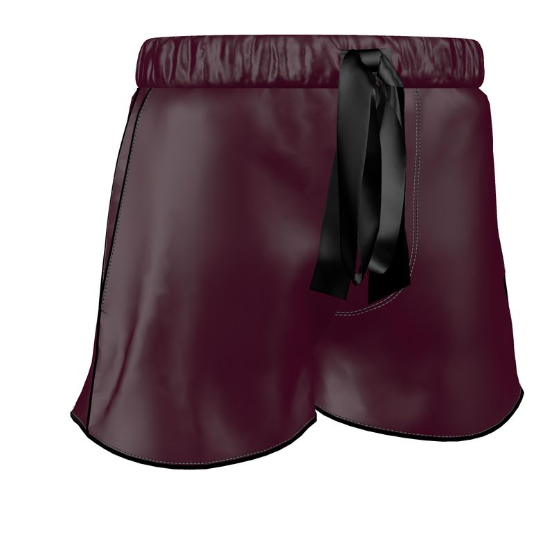 Silk Pyjama Shorts - Delicious Plum
