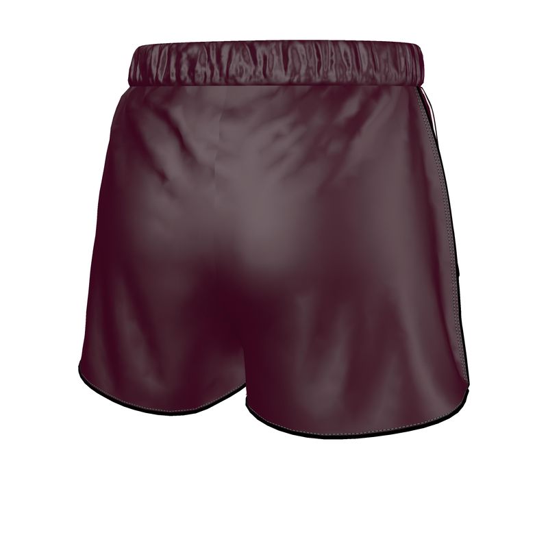 Silk Pyjama Shorts - Delicious Plum