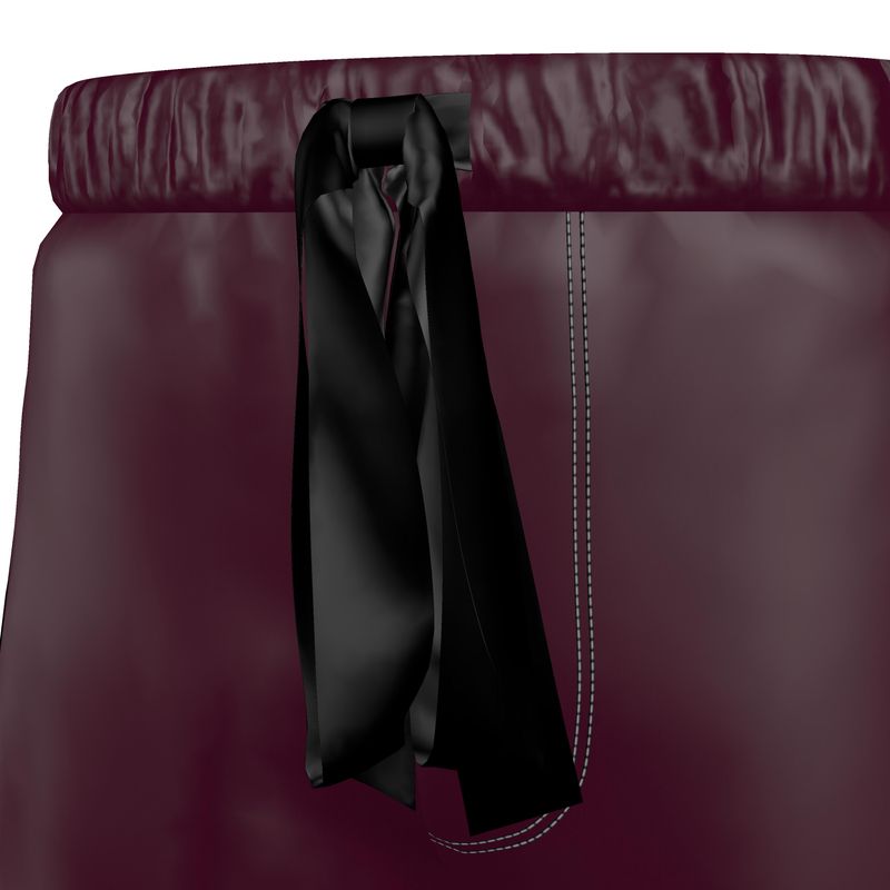 Silk Pyjama Shorts - Delicious Plum